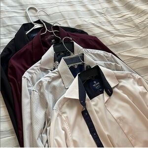 Bundle Of 5 Men's Dress Shirts